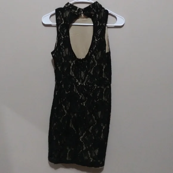 AS U WISH open back rose long dress - Picture 3 of 5